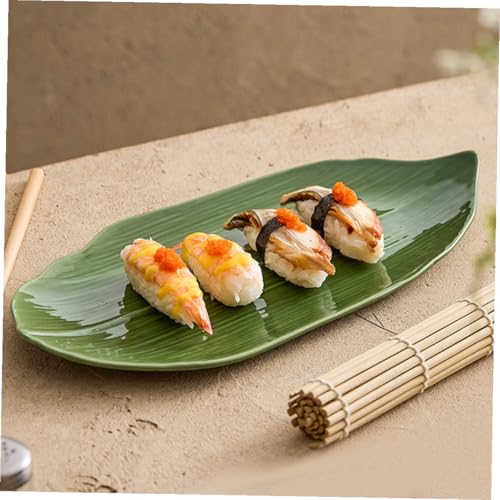 Plato de cerámica estilo japonés para sushi Lurrose miniatura 7