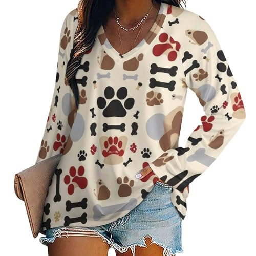 Womens Long Sleeve T Shirt Loose Fit Fall Outfits Casual