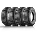 Set of 4 Travelstar Ecopath ST New Premium Trailer ST225/75R15 10 Ply 117/112M Load Range E Radial Trailer Tire (Tire Only)+Road Hazard Warranty Included