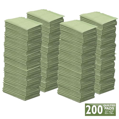 Image of Four Paws Wee-Wee Superior Performance Bamboo Pee Pads for Dogs, Earth Friendly Dog & Puppy Potty Training Pads, Crate Liners, Housebreaking Supplies, 22 inch x 23 inch (200 Count)