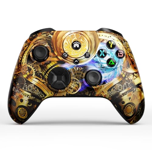 [Need to Upgrade] Wireless Controller Replacement for Xbox One, Special Edition Custom Gamepad Compatible with Steam/Android/iOS/PC Windows Support Turbo/Macro/Dual Vibration & Audio Jack