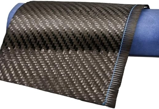 1PC KFC200T Plain 3K 200g True Carbon Fiber Cloth 0.3mm Thickness Reinforced Fiber Fabric DIY Decorative Auto Parts Helmet Sports Size 100cmX100cm