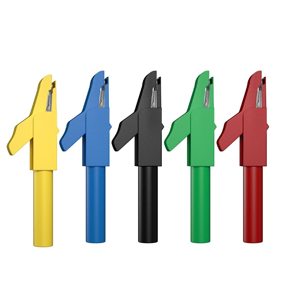 CZJZDZ Test Lead Kit 25pcs 4mm Banana Plug To Alligator Clip