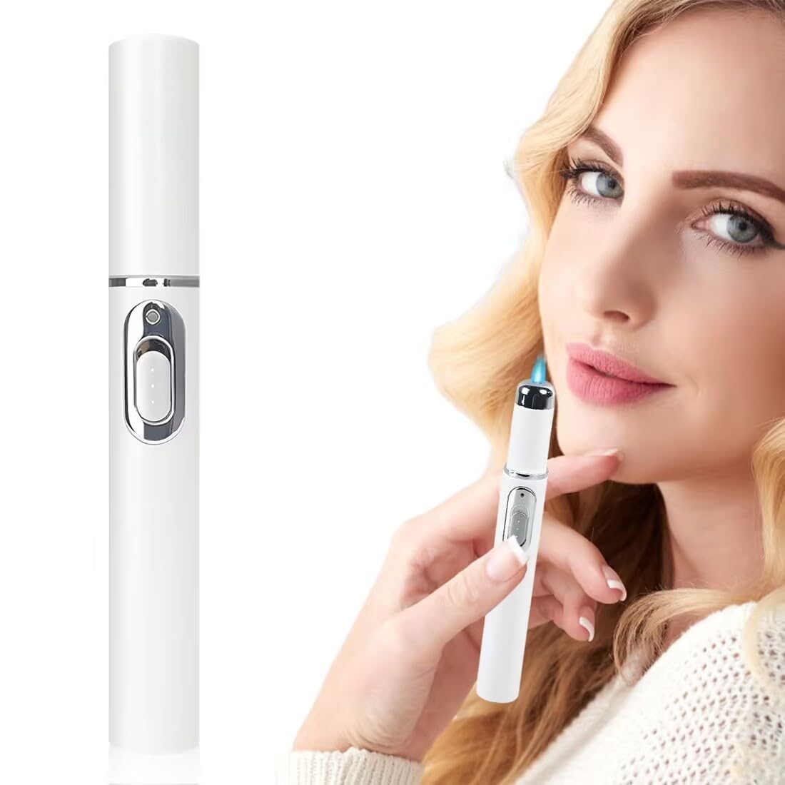 1 Stück Blaulicht Stift Mole Removal Pen für Reduziert Narben Augenringe Schwellungen und Falten