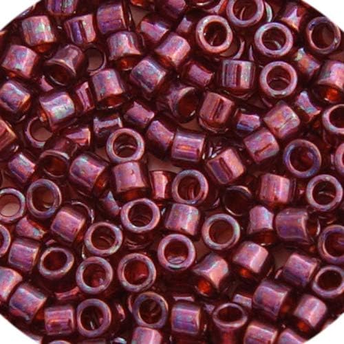 Miyuki Delica 11/0 Red Gold Luster 50gms Bag of Japanese Glass Beads