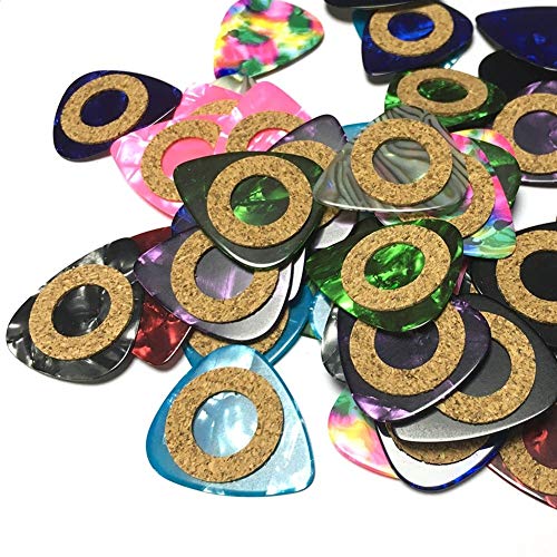 Dmsc . 100pcs / lot Guitare Médiator 0.71mm Moyenne Couleurs mélangées avec/Coussin Anneau. (Color : Sky Blue Pearl) - Les Beatles, Paul McCartney, John Lennon, RIngo Starr, George Harrison Dmsc . 100pcs / lot Guitare Médiator 0.71mm Moyenne Couleurs mélangées avec/Coussin Anneau. (Color : Sky Blue Pearl) – Image 3