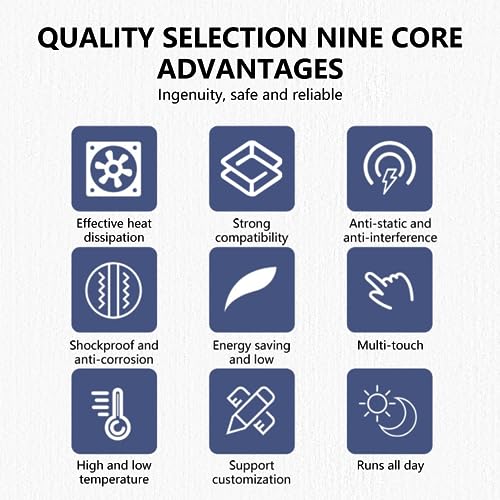 Image of YEYO 19.0 inch Industrial Computer Touch Screen 10 Point Touch Industrial Computer, Resolution 1024 * 768 450nit, RJ45*2 USB*4 com*2 HD*1 WiFi+BT (N5095 /8+128)