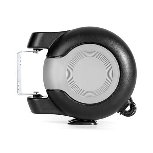 Retractable Wall-Mounted Clothes Line, 30 Metres, Twin Cable, 2 x 15m Drying Space, Black - Image 2