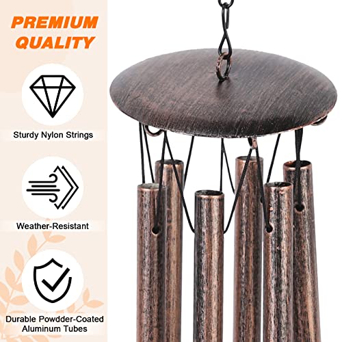 Lldress Wind Chimes For Outside Deep Tone Clearance, Unique Metal Deer Windchime Outdoor Indoor Decor For Garden Home Yard Balcony Patio, Christmas Birthday House Warming Gift For Mom Grandma Women #TOP3