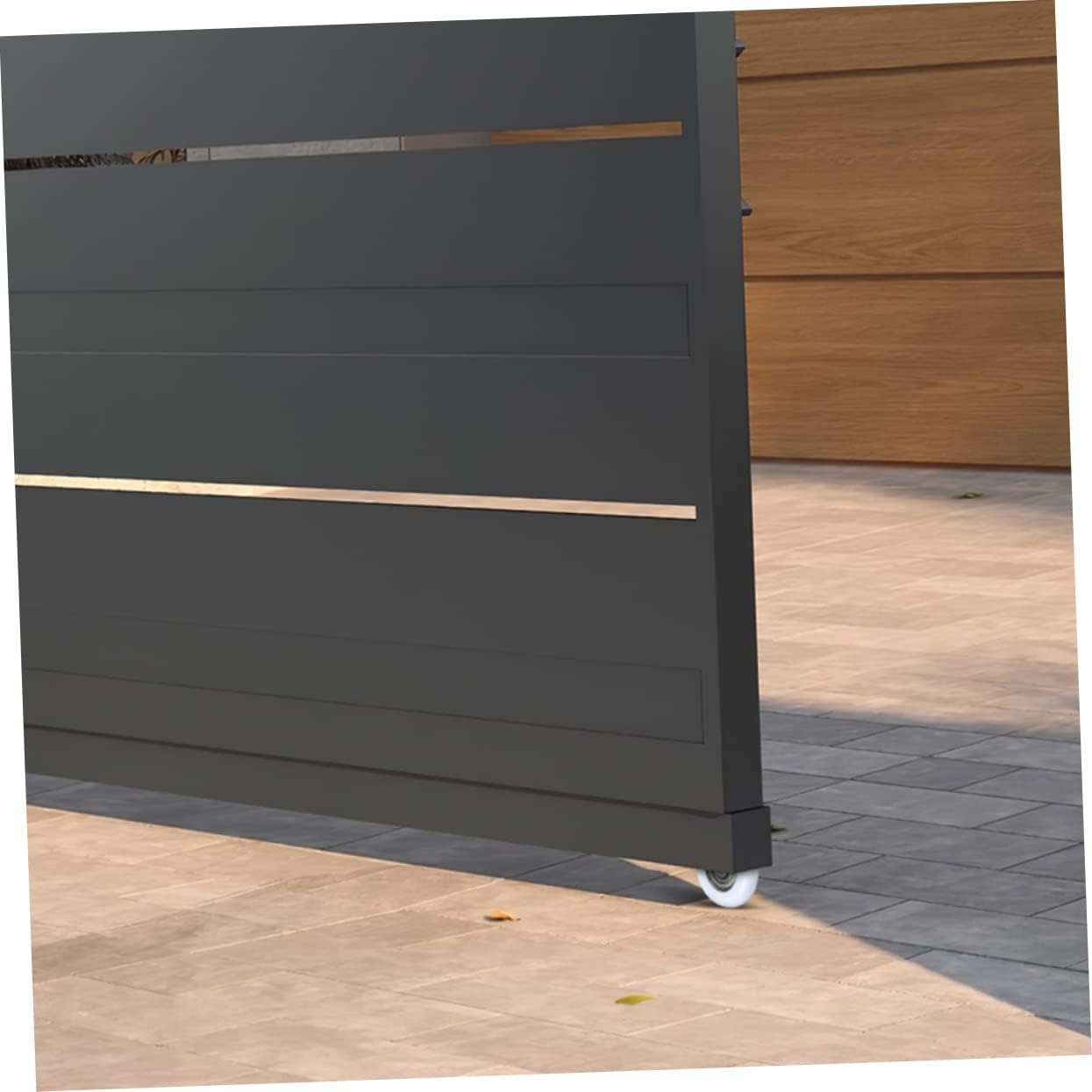 TEHAUX 8pcs Nylon Garage Door Rollers Quiet Replacement Wheel with Stem Durable and Lightweight Rollers for Smooth Operation for Garage and Barn Doors