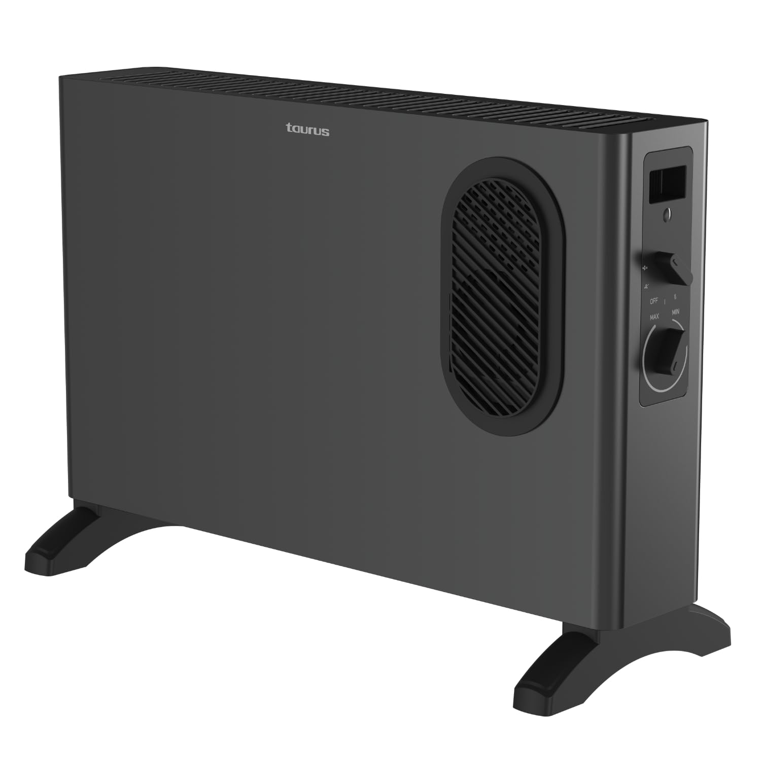 Taurus Clima Boost 2000 Konvektor mit Turbo 2000 W, Thermostat | Konvektor und Heizlüfter 2-in-1, 4 Heizstufen, leise, Kippschutz