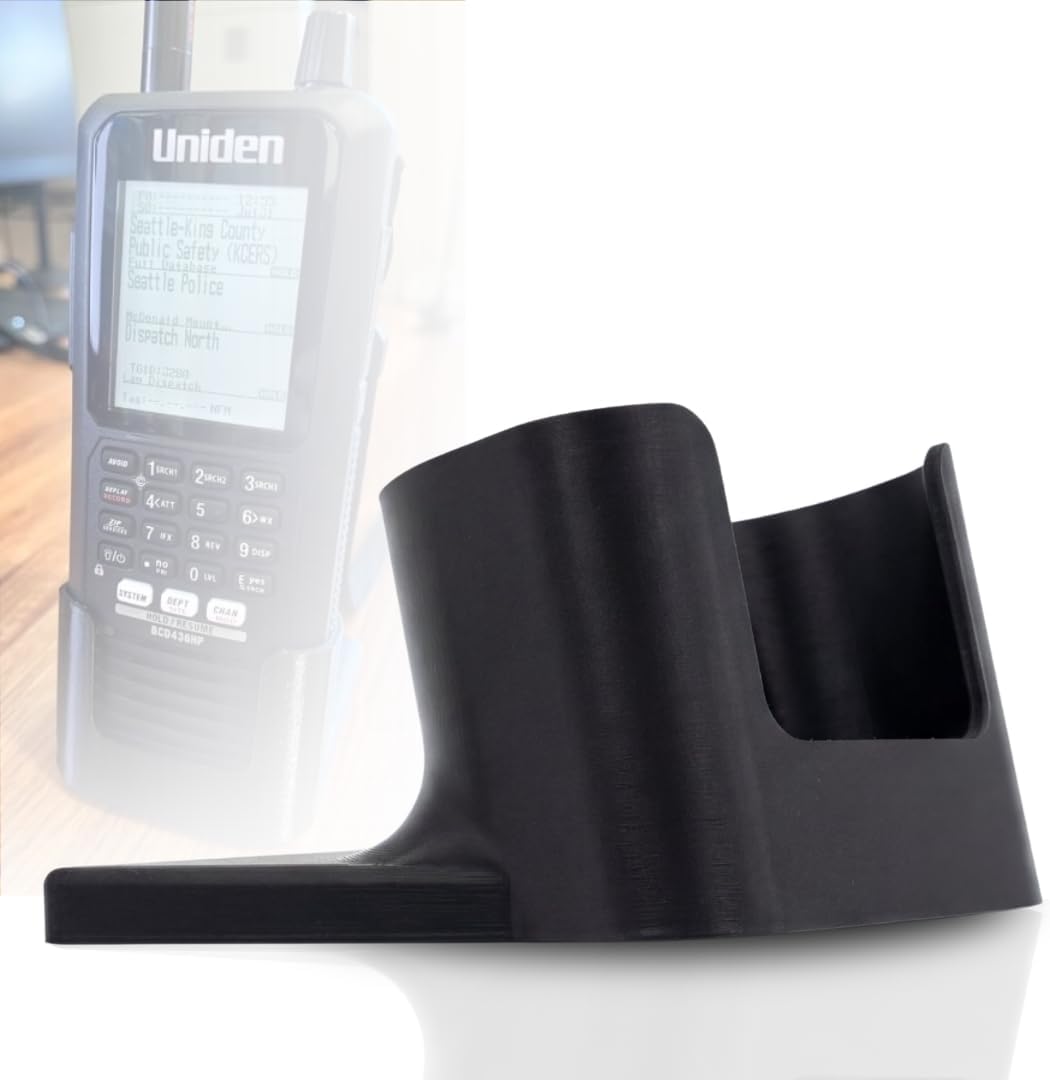 Desk Stand Holder for Uniden Bearcat BCD436HP Home Patrol Scanner, Easy Mounting & Stable Design Desk Stand for Uniden BCD436HP, Uniden Scanner Elegant Design Mount Accessories
