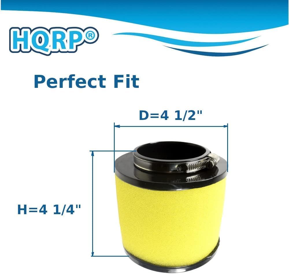 HQRP Air Filter compatible with Honda 17254-HC5-900 Replacement fits Honda ATV TRX300, TRX400, TRX450, Foreman 450, Fourtrax 300, Rancher 350 for 4 Wheelers & Quad Bikes