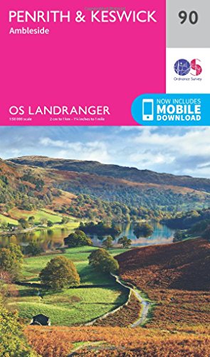 Penrith & Keswick, Ambleside: 090 (Os Landranger Map)