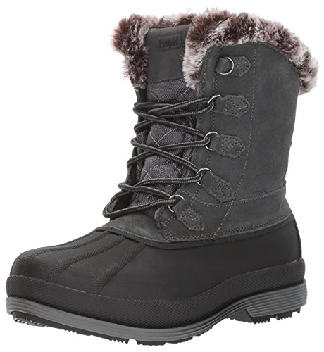 Propét Womens Lumi Tall Lace Snow Boot, Grey, 8.5 Wide Us #TOP2