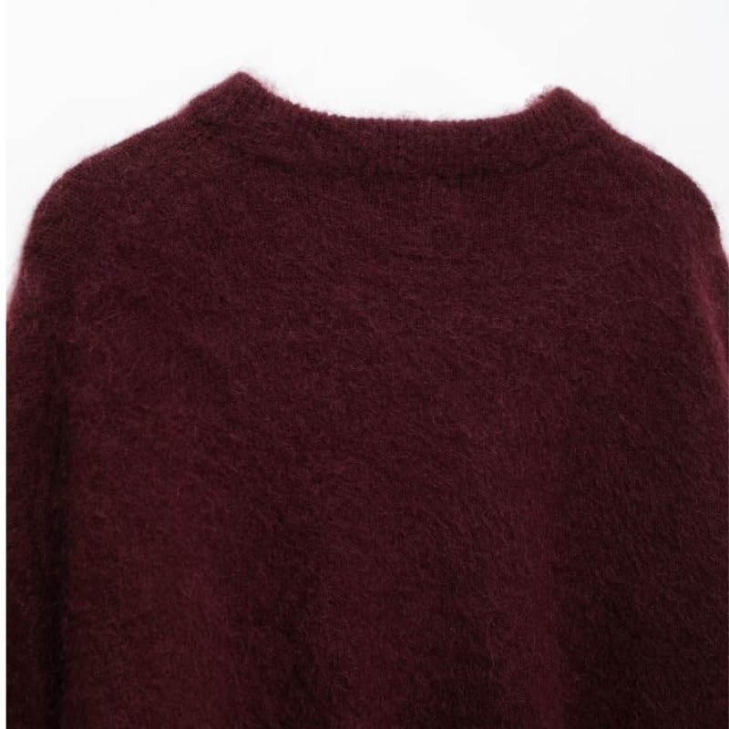Women's Streetwear Round Neck Polyester Fiber Outdoor Sweater