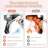 Fireproof Hot Glue Gun with 30pcs Glue Gun Sticks (130 x 7 mm), Mini 20W Hot Glue Gun kit, Fast Heating | Anti-Drip for Kids DIY School Craft Projects and Quick Home Repairs - Image 3