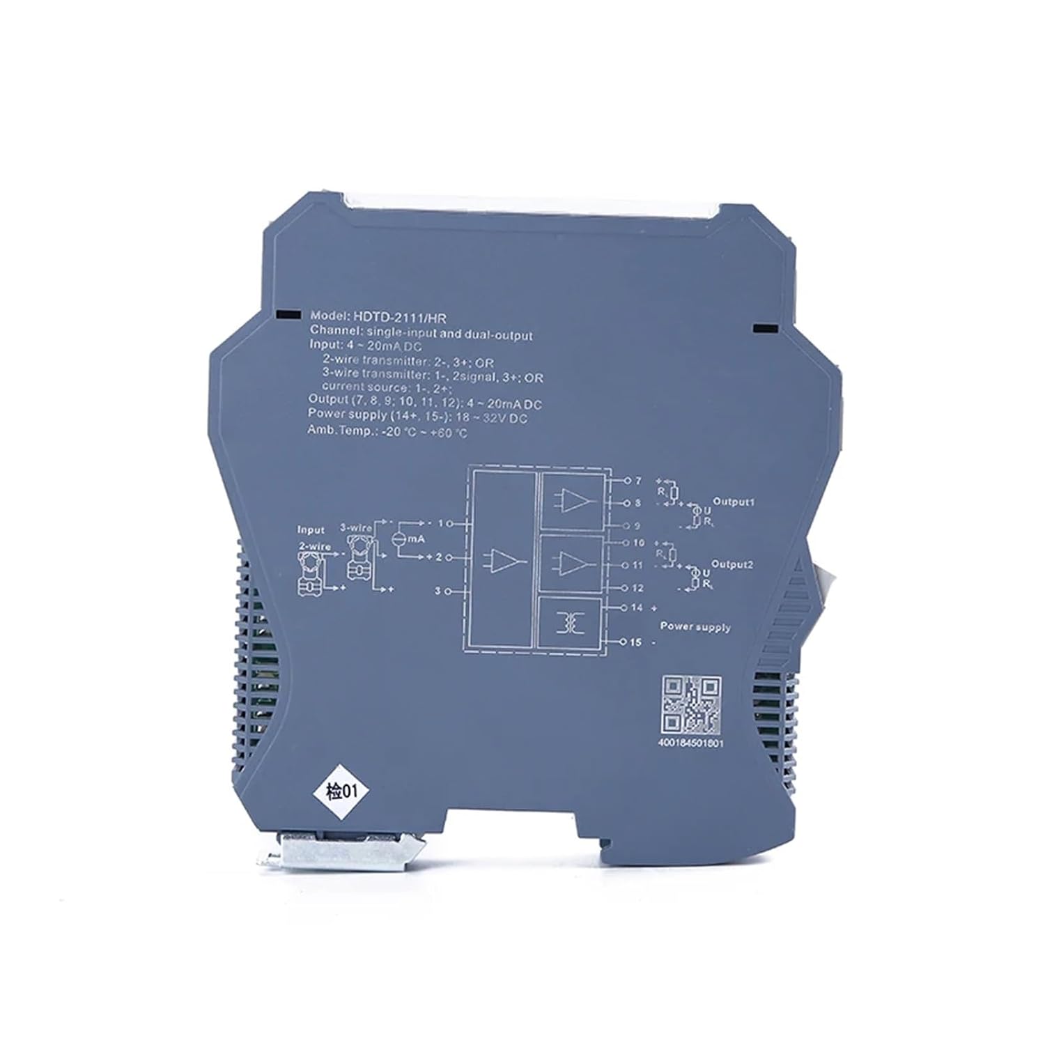 4-20Ma Converter Signal Isolation Dc(Input 4-20mA,Output 0-10V)