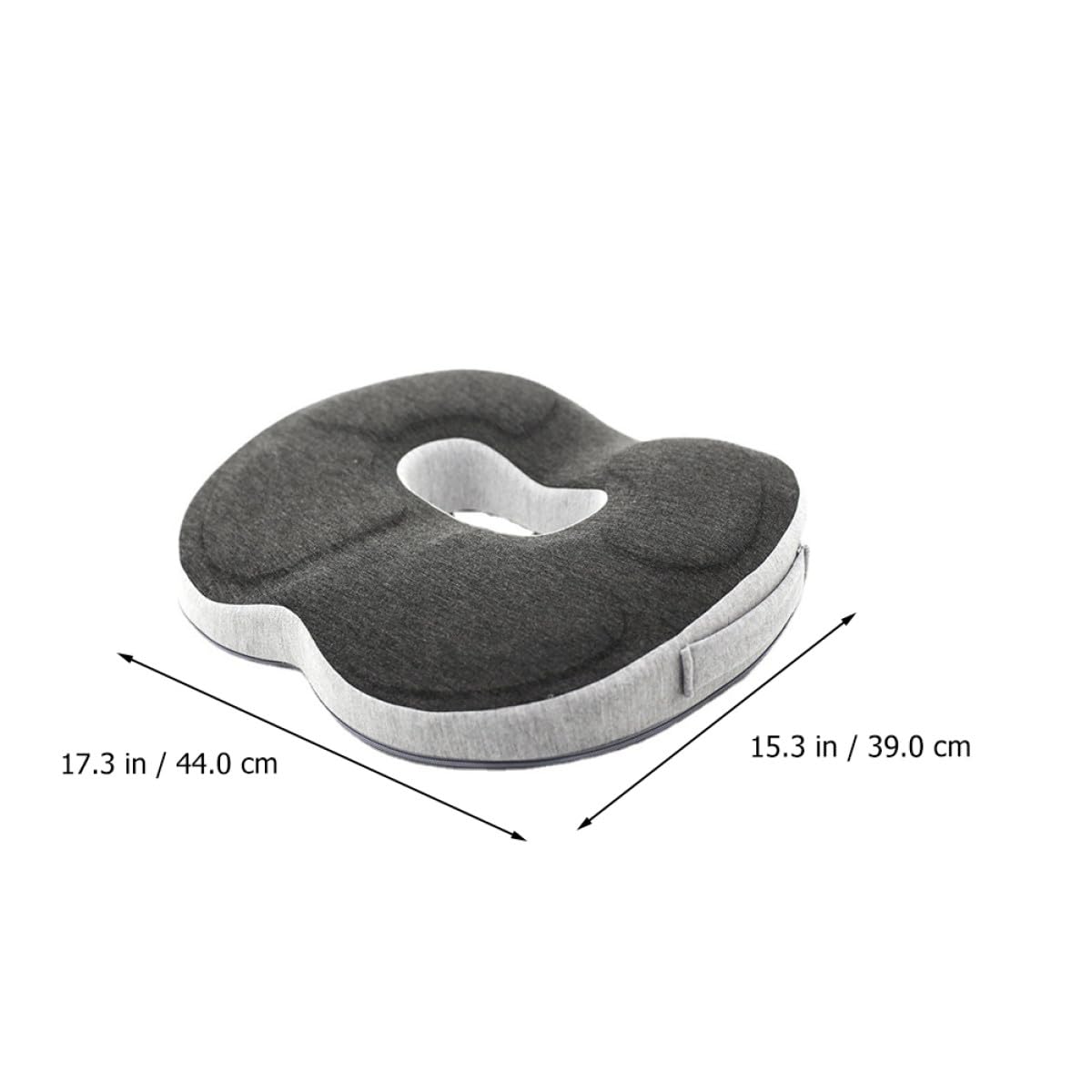 PLAFOPE Cojín Viscoelástico para Asiento de Coche y Silla de Ruedas, Alivio del Dolor y Comodidad Funda de Poliéster Transpirable para Uso Prolongado
