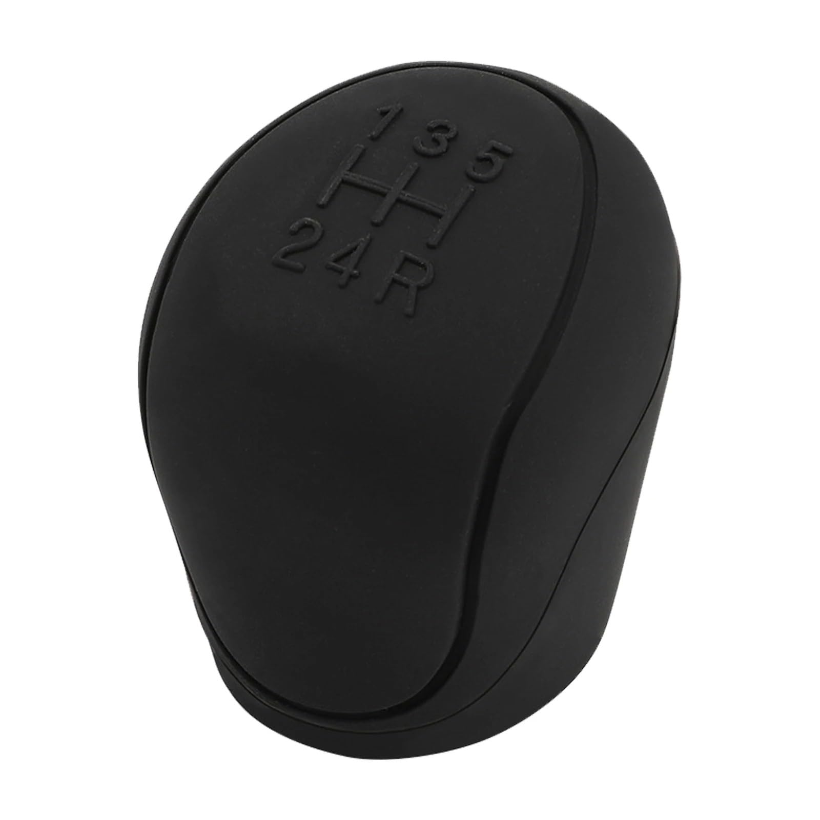 tusgt Gear Shifter Knob Head for Mitsubishi for Outlander EX for ASX for Pajero for Lancer for Evolution Silicone Car Gear Head Shift Knob Cover(Black)