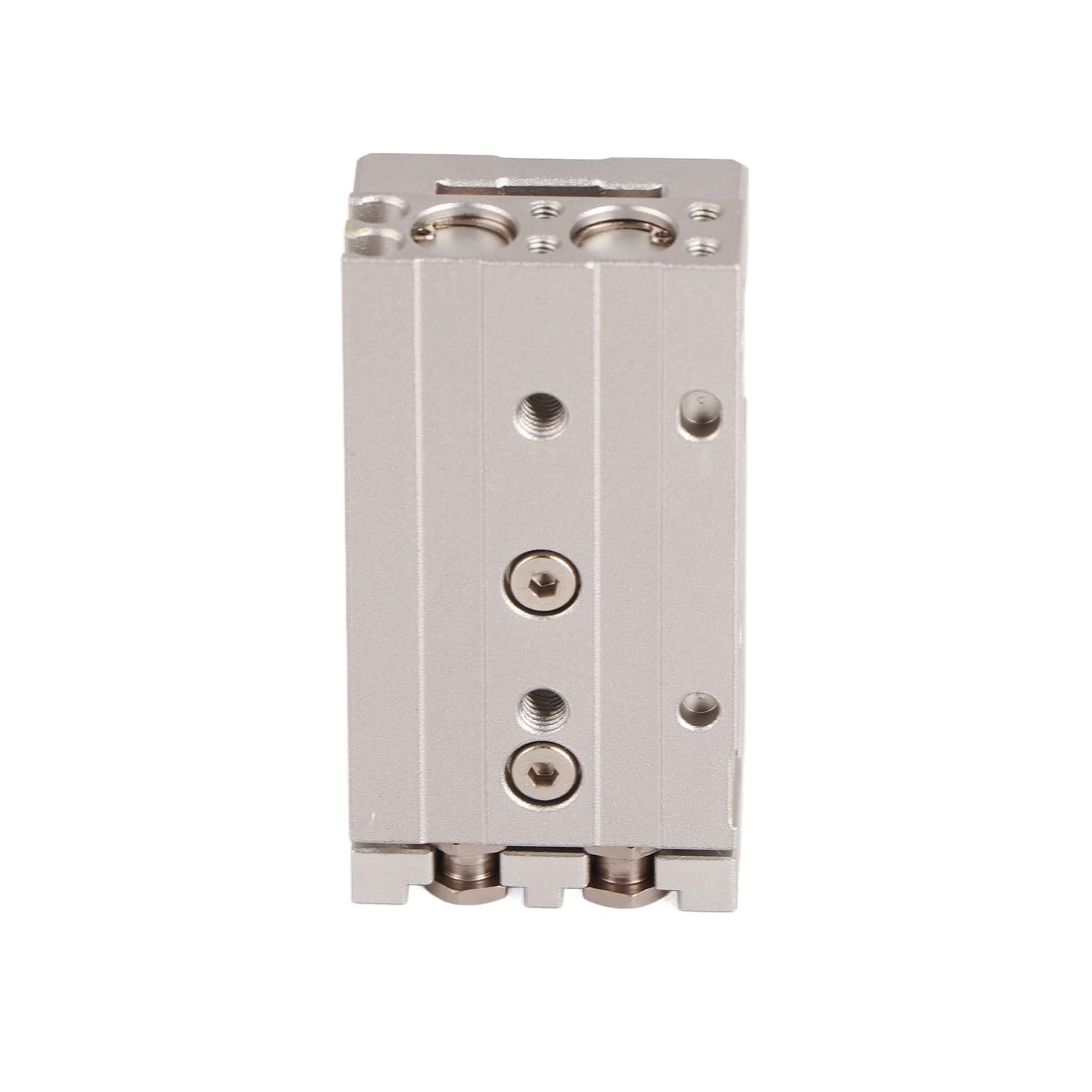 Wakects Pneumatyczny Chwytak Równoległy Pneumatyczny Cylinder Palcowy ze Stopu Aluminium M5 X 0,8 Podwójnego Działania Podwójna Szyna Prowadząca o średnicy 6 Mm do Systemów Rurociągów Sprężarek