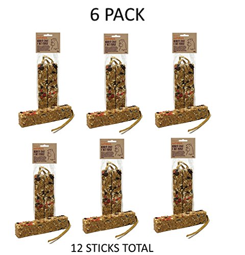 6 X 150G ROSEWOOD NATURALS HENNYS FRUIT & NUT STICKS CHICKEN FEED 22724