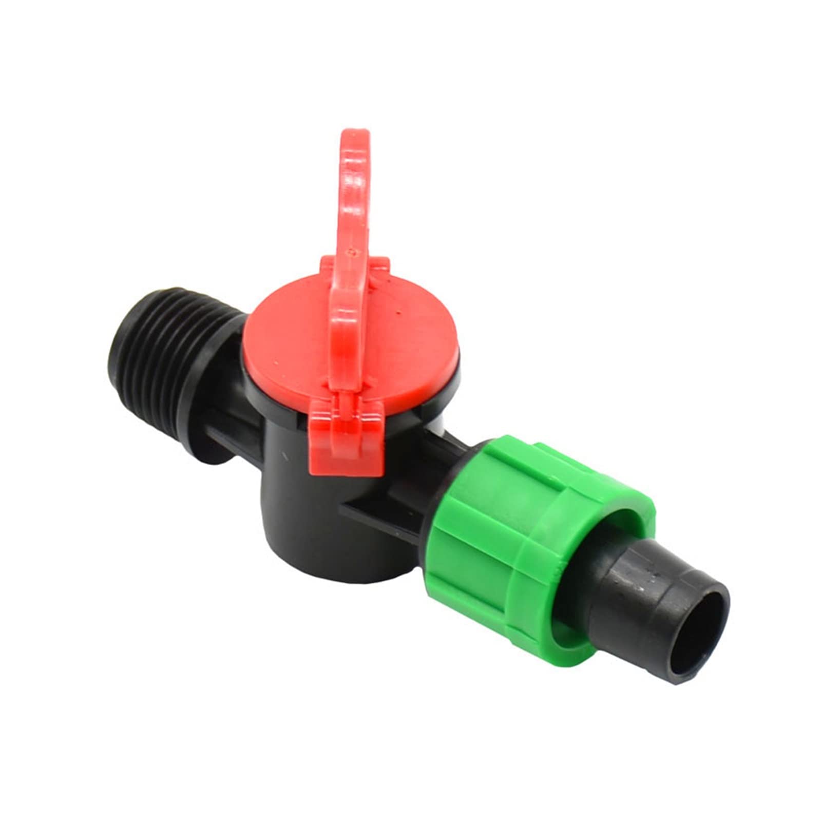 Robinet de jardin G1/2 pour ruban d'irrigation 16 mm sous serre de potager