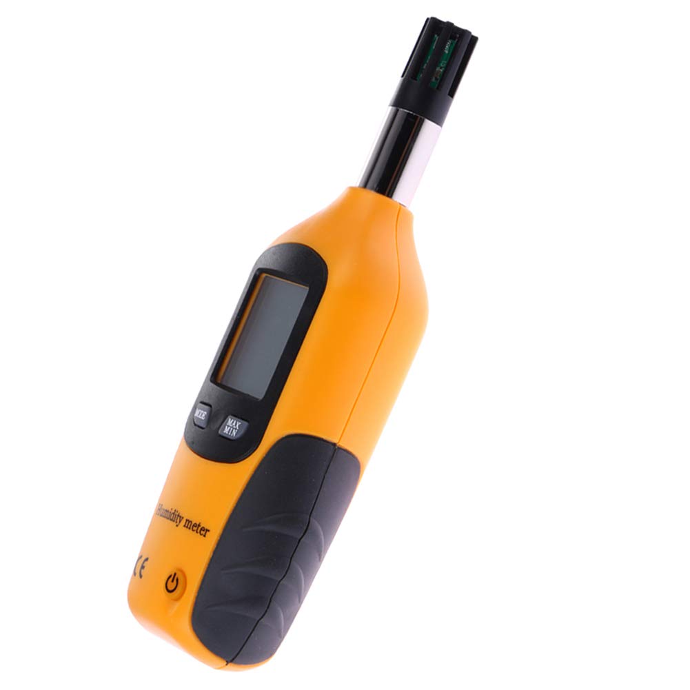 Lancoon Termometro digitale portatile, igrometro professionale per temperatura e umidità, con lampadina umida, punto di rugiada, strumento HVAC per aria ambiente interna ed esterna
