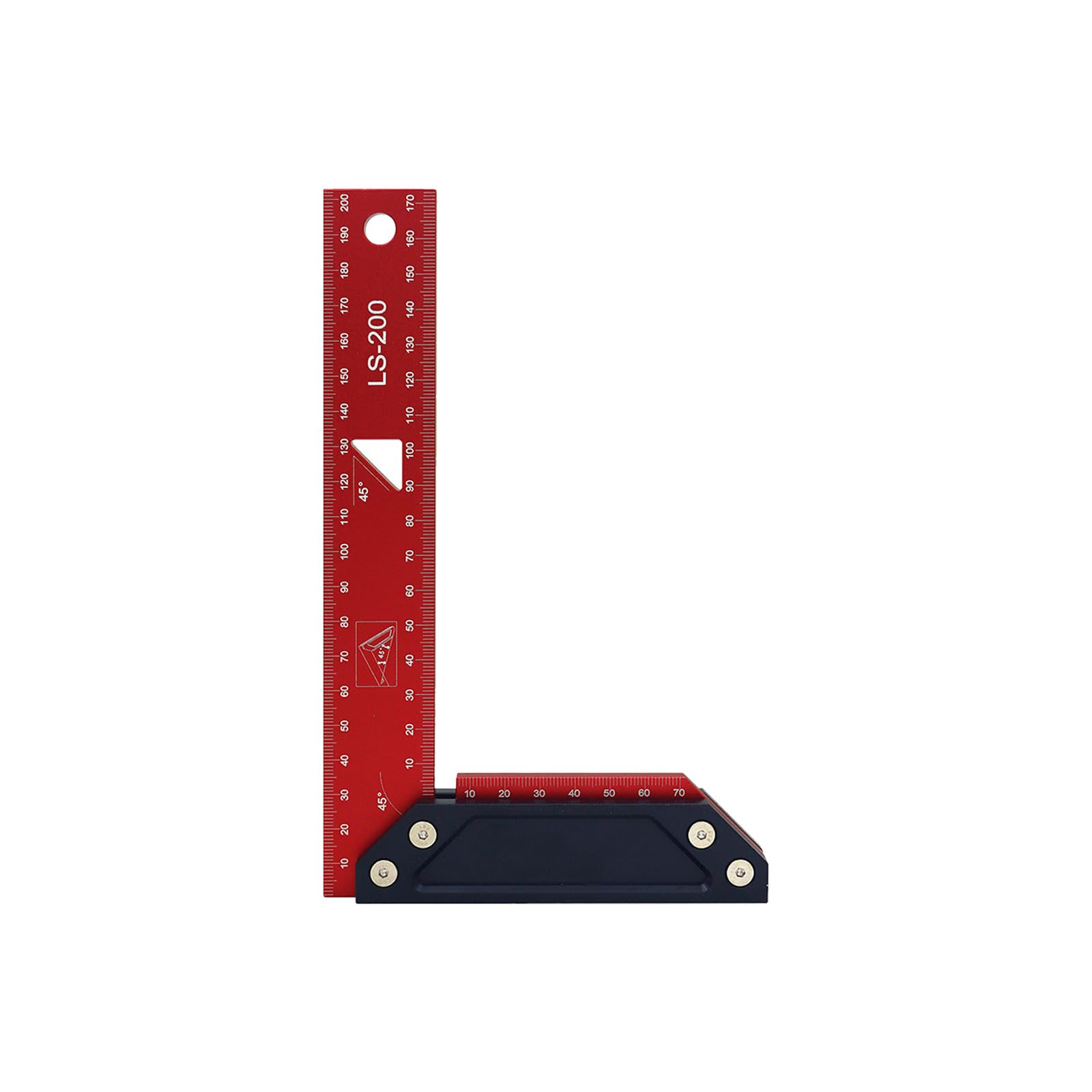 Jazuaiao Professional Carpentry L Square Accurate Measuring Tool Suitable For Furniture Manufacturing And Engineering Application Clear Scale Measurement