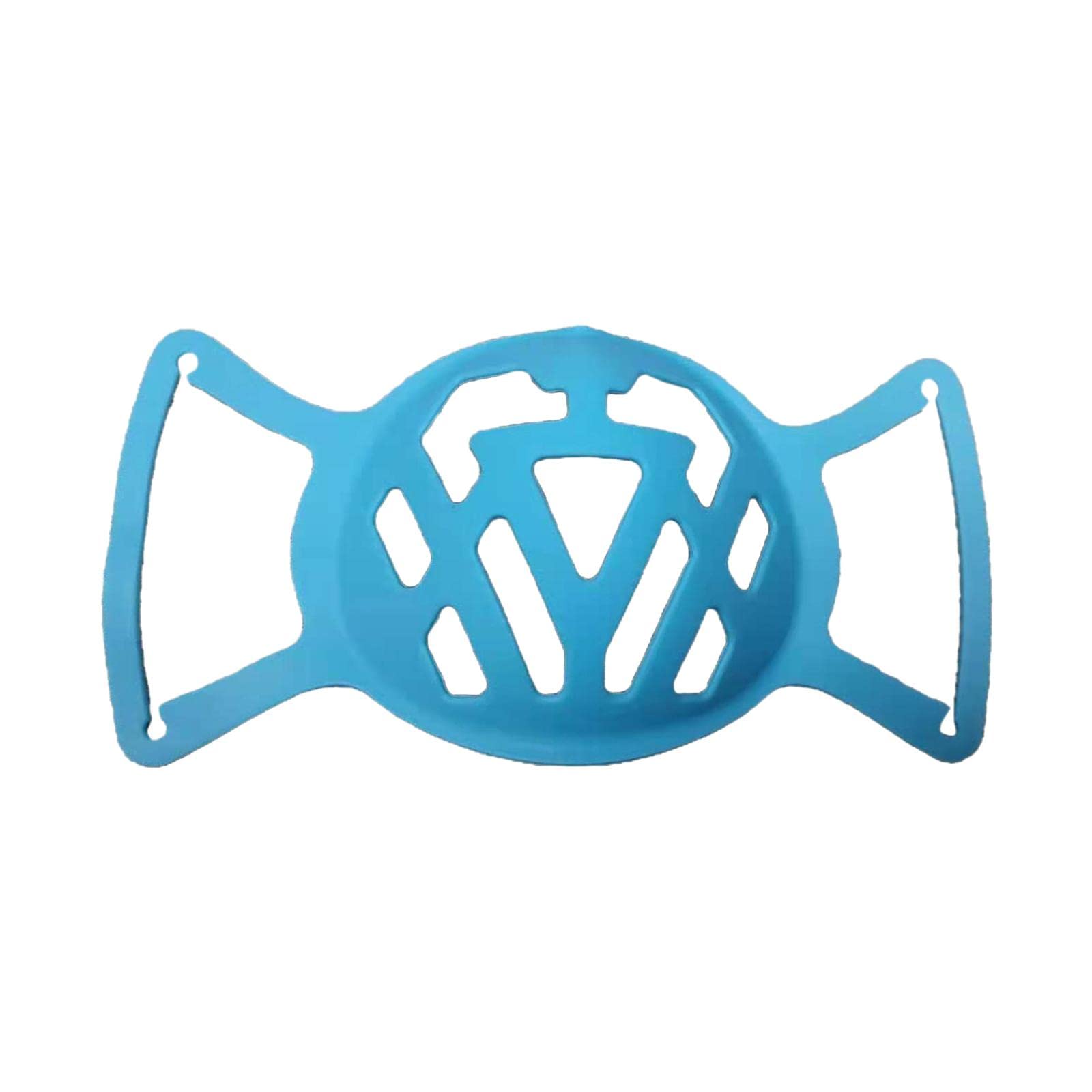 Jojomis Adult Silicone Bracket Safety Protective Lipstick Lips - Internal Support Holder Frame Nose Breathing Smoothly - DIY Face Accessories, Reusable - Blue