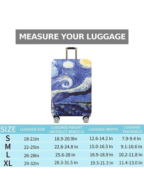 Funda Protectora for Equipaje: mantén tu Maleta Segura e Impecable Durante Tus Viajes(L)