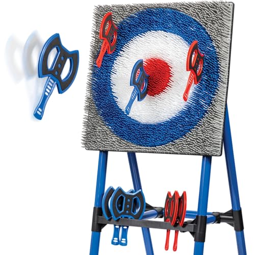 EastPoint Original Axe Throwing Game Set – Steel Frame Target for Indoor and Outdoor Use
