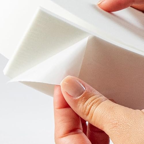 Ripado de EVA Branco Autocolante 5mm x 50 mm x 10 metros