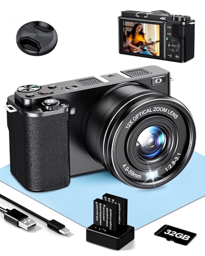 Appareil photo numérique pour vlog avec stabilisateur optique et 48MP