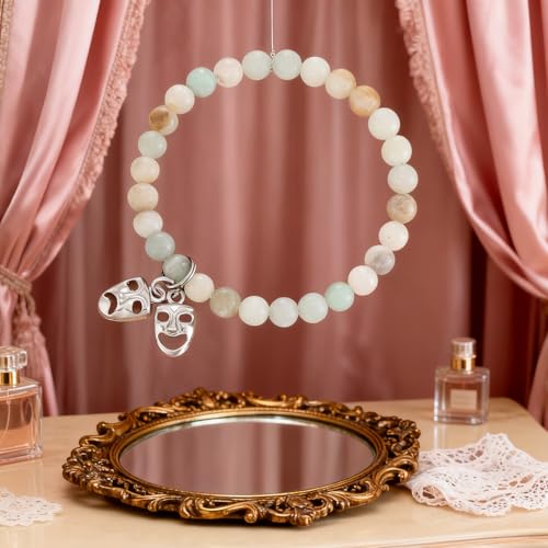 Image of HUTIMY Theatre Gifts Women Bracelet Funny Guys Friends Jewelry for Actors Actress Acting Gifts