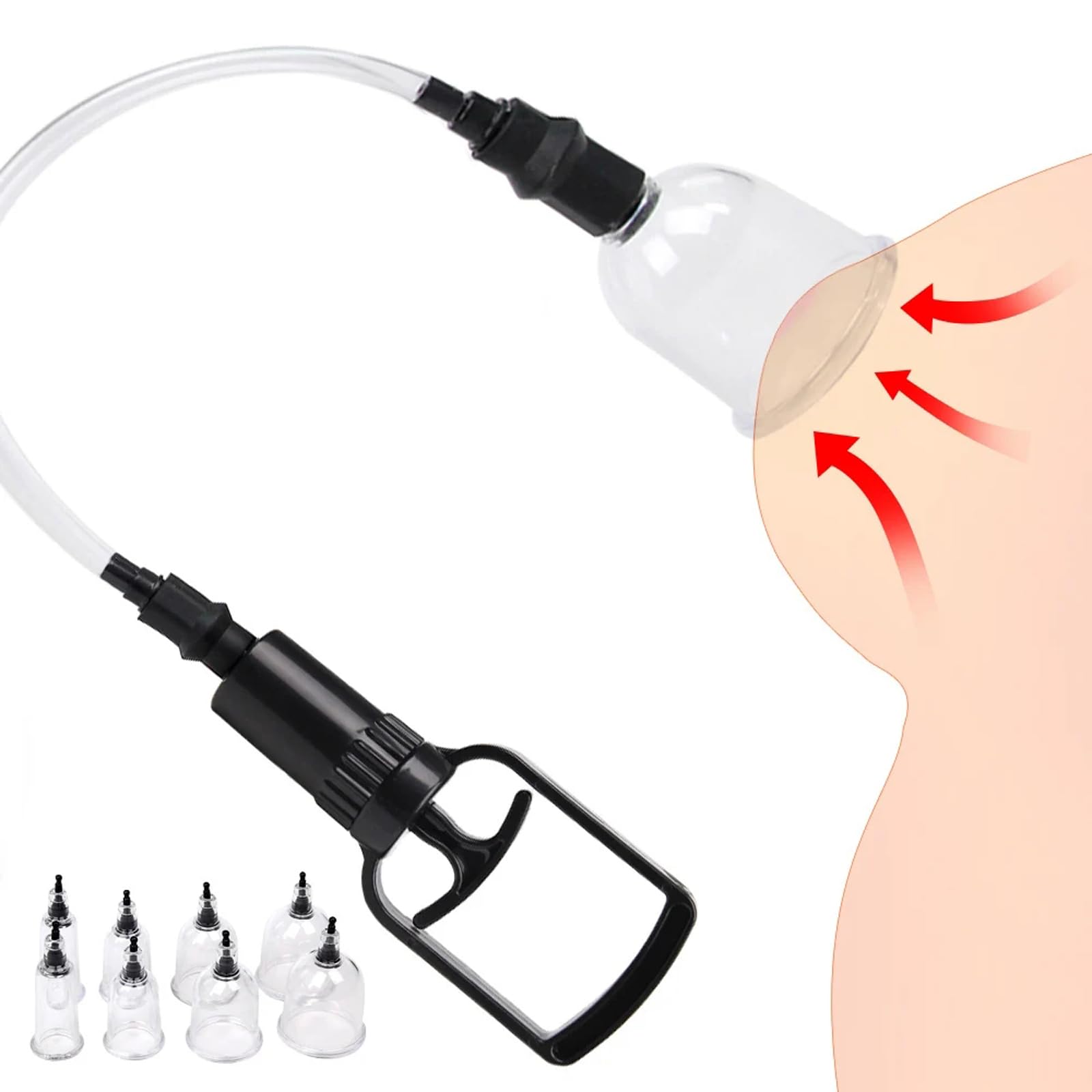 4 paires de ventouses de tétons sous vide, ensemble de stimulation mammaire, aspiration extrême, tétine SM, élargissement de tétine, jouet sexuel for femmes et couples