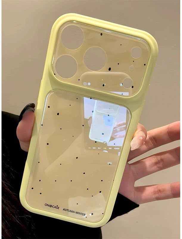 Simple Full-Screen Ink Splash dots Compatible with iPhone17 pro max/16/15/14/13. High-end Phone case (White,for iPhone 15) — view 5