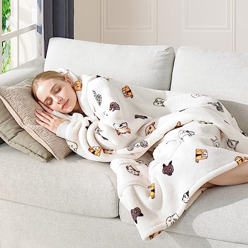 Touchat Oversized Sherpa Fleece Wearable Blanket Hoodie — view 2