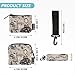 Gothic Black Halloween Doll Pumpkin Unique Women's Dual Wallets Business Card Cases Mini Fashion Business Card Holder with Keychain for Woman 2 Pcs