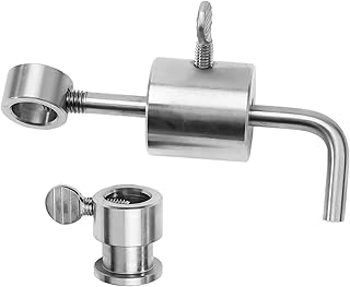 Stainless Steel Grill Rotisserie Spit Rod Counter Balance Weight BBQ Oven Balancer L Shaped Bar Weight Balancer Rod Limiter,Rotisserie Skewer Balancing Tools