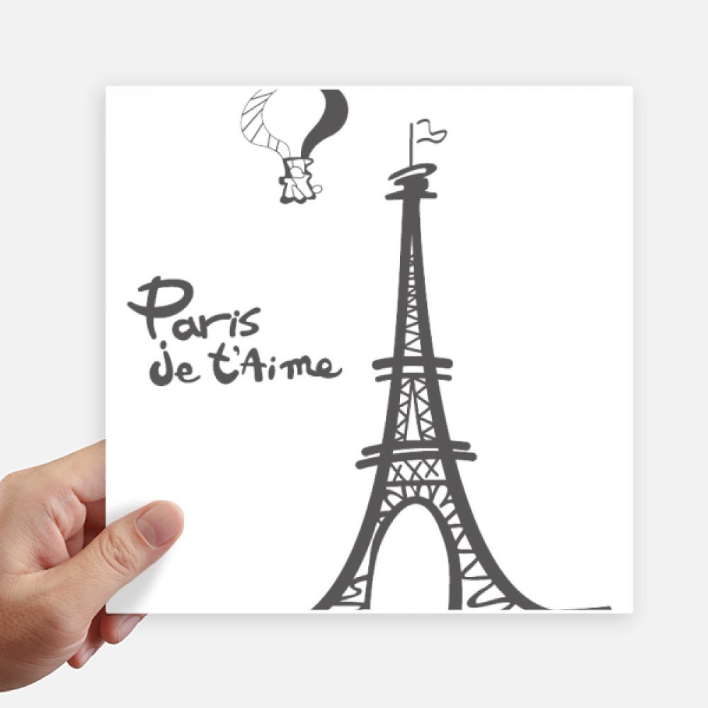 Pegatinas de la Torre Eiffel para personalizar maletas motos y paredes de dormitorios urbanos