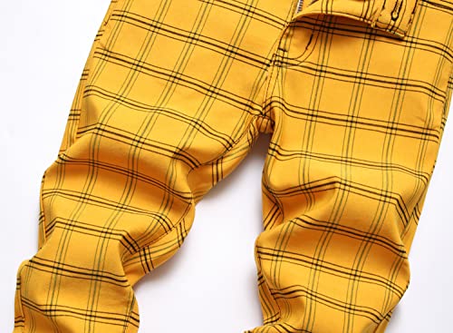 Boy's Pants School Uniform Dress Solid Skinny Fit Stretch Fashion Comfy Pants3