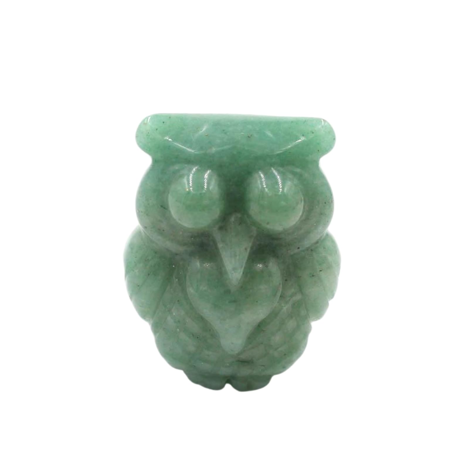 Zicnjodye 1pc Natural Stone Owl Shape Ornament