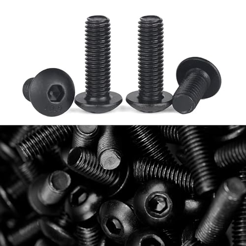 Vis à tête bombée M4 x 8 mm pour assemblage mécanique et modélisme