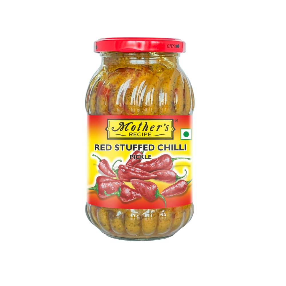Mother'S Recipe Stuffed Red Chilli Pickle 500G