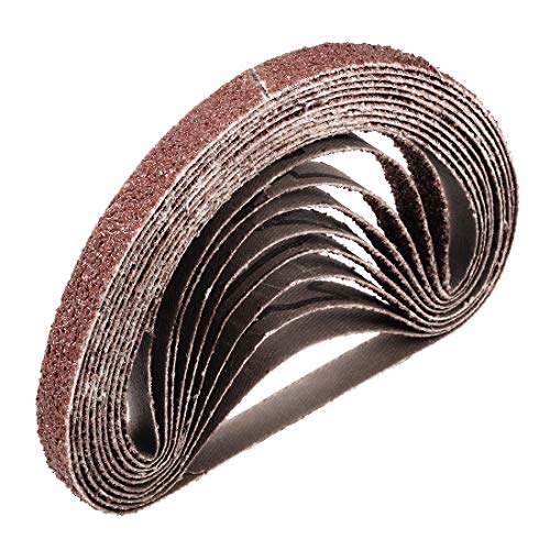 Best Deal uxcell 3/8 x 13 40 Grit Sanding Belt Aluminum Oxide Sandpaper Belts for Portable Strip Sander Wood Finishing Metal Drywall Polishing Sharpening 10pcs Black Friday Clearance uxcell 3/8 x 13 40 Grit Sanding Belt Aluminum Oxide Sandpaper Belts for Portable Strip Sander Wood Finishing Metal Drywall Polishing Sharpening 10pcs