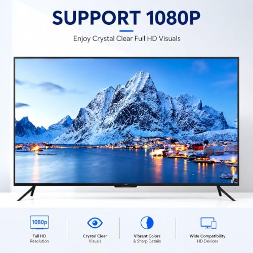 Image of FORIDA VGA to HDMI Adapter with USB and Audio, VGA to HDMI Converter for Laptop /PC to HDTV HDMI Connector (Support VGA to HDMI only)