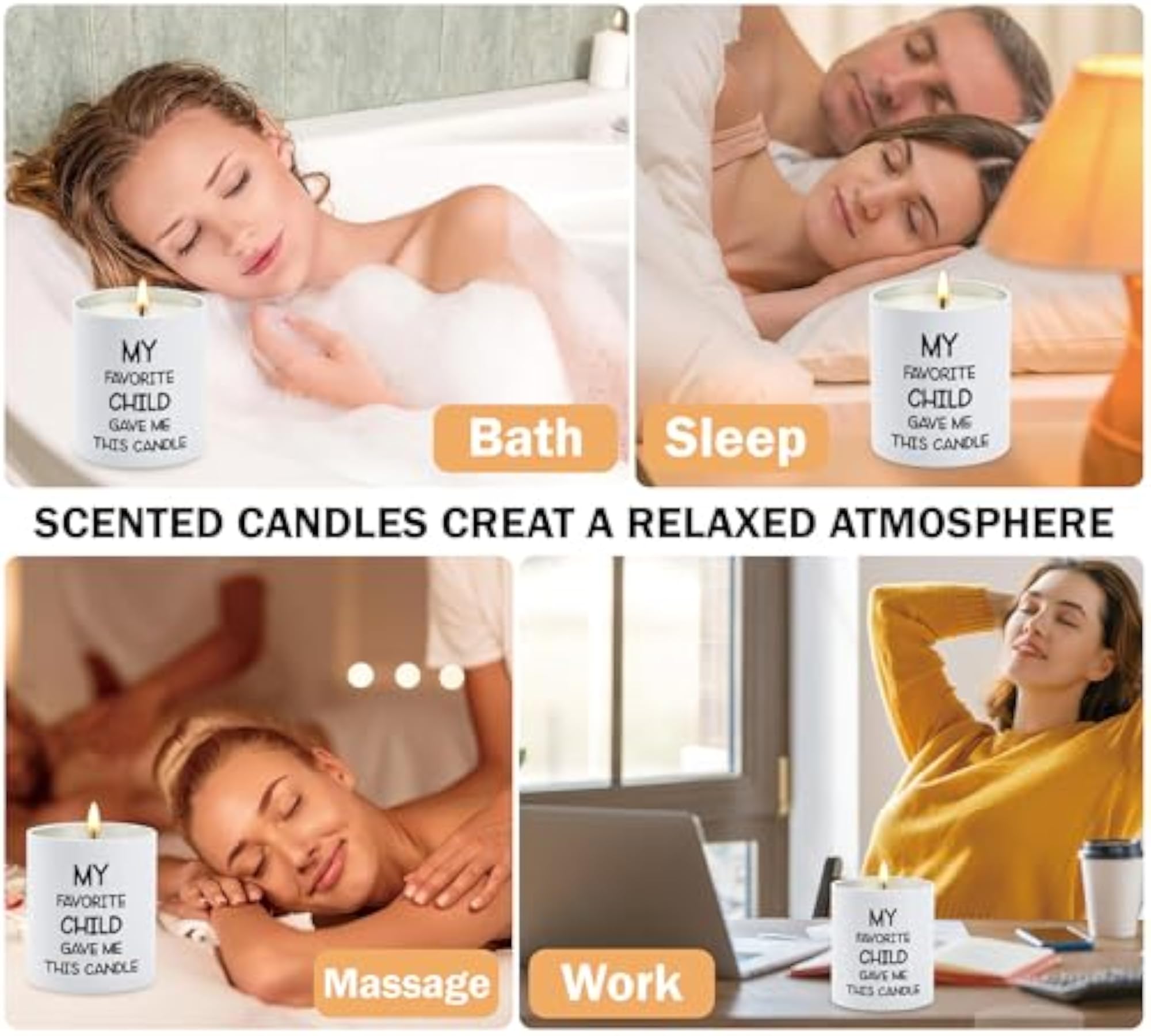 Funny Candle Gifts for Mom and Dad, Unique Present