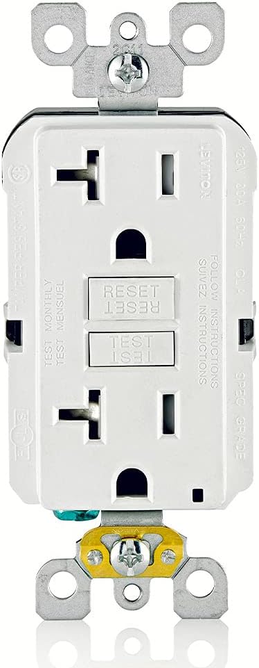 Leviton Gfnt2 Hgi 20a 125v Extra Heavy Duty Hospital Grade Non Tamper 