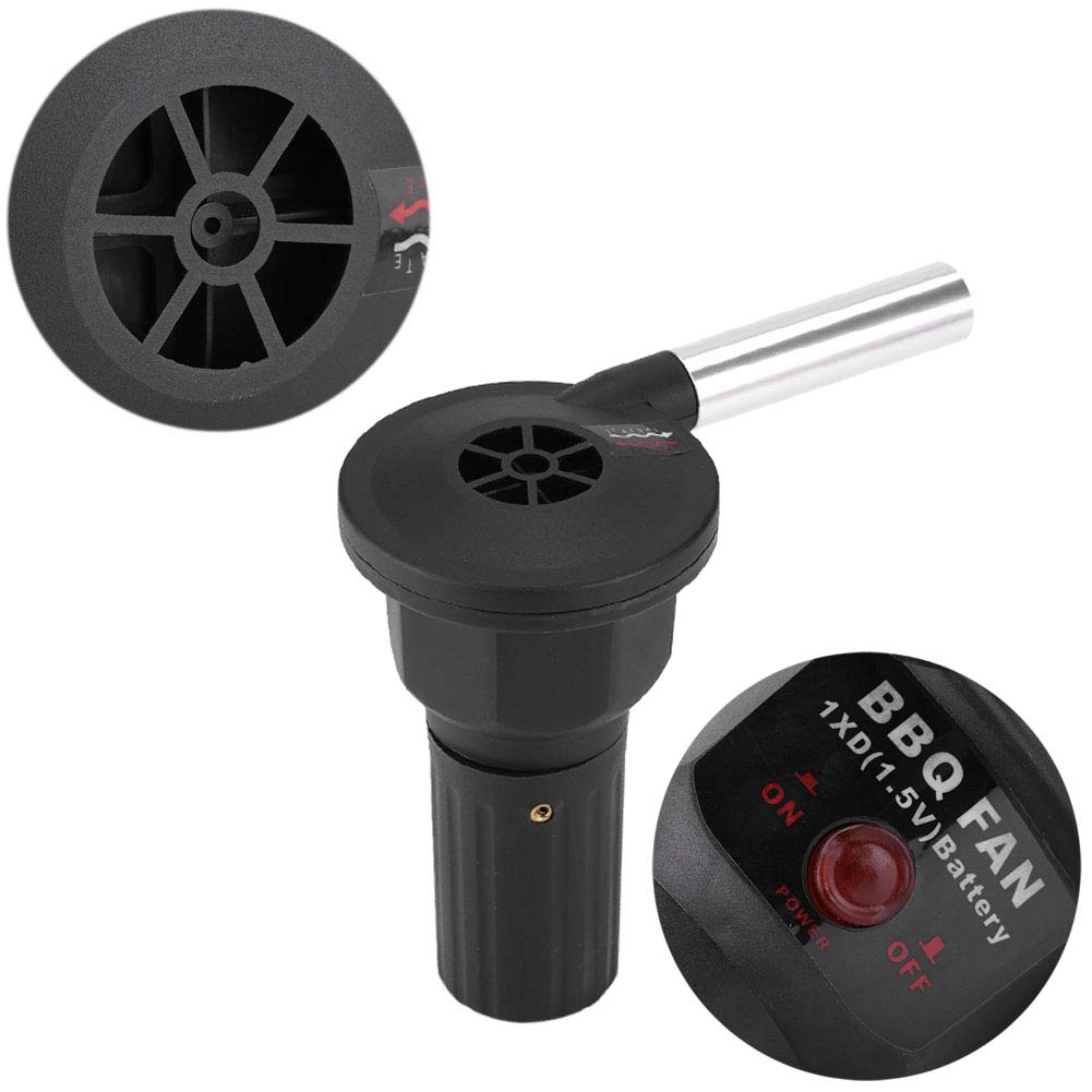 Yosoo Health Gear Ventilatore per barbecue portatile, Ventilatore di aria calda per barbecue elettrico per esterni